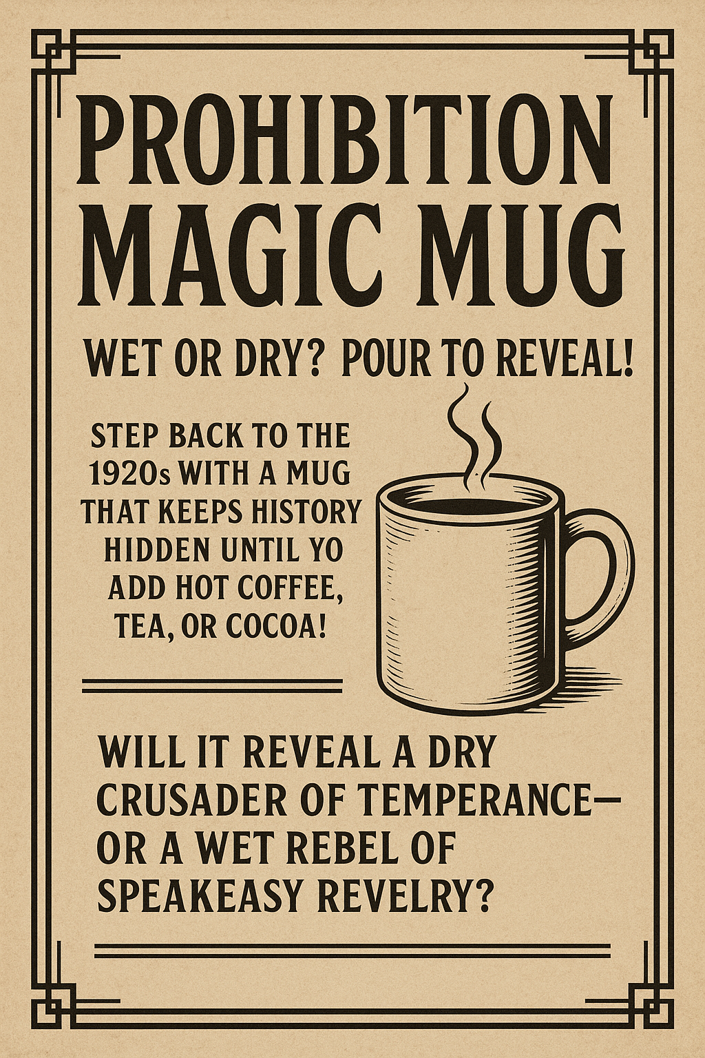 Prohibition Magic Mug