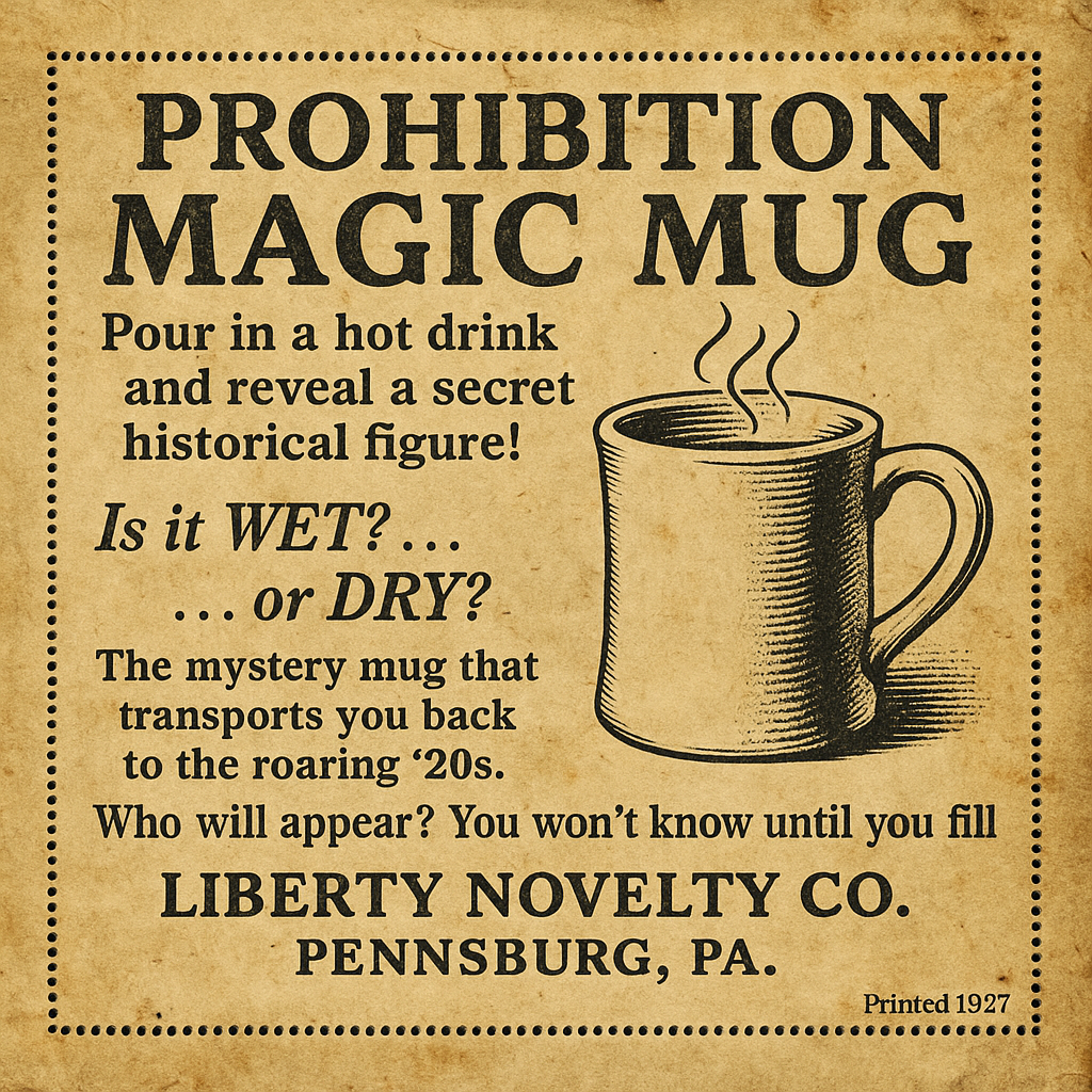 Prohibition Magic Mug - Wet or Dry