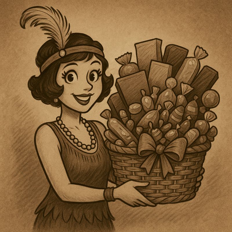 Flapper with Vintage Candy