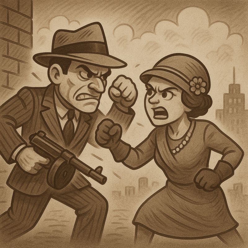 Gangster fighting prohibitionist