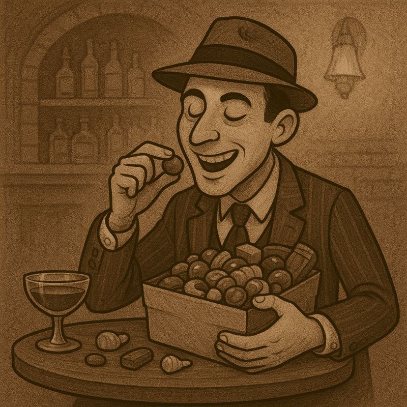 Gagster eating Vintage Candy