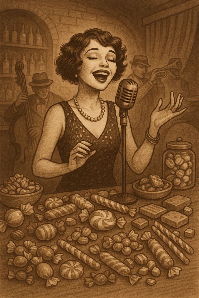 Jazz Singer with Vintage Candy