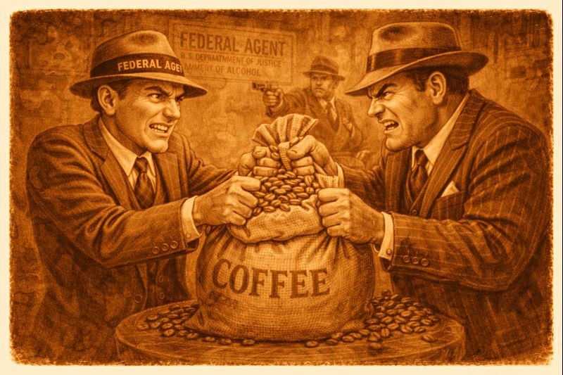 Red Door Coffee Federal Agent Prohibition