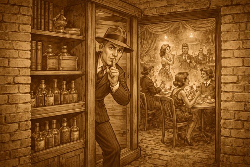 Speakeasy Hidden Entrance Prohibition