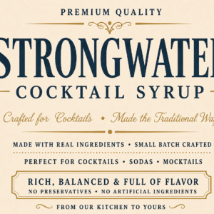 StrongWater Cocktail Syrup